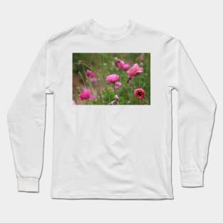 Fuchsia Ranunculus Long Sleeve T-Shirt